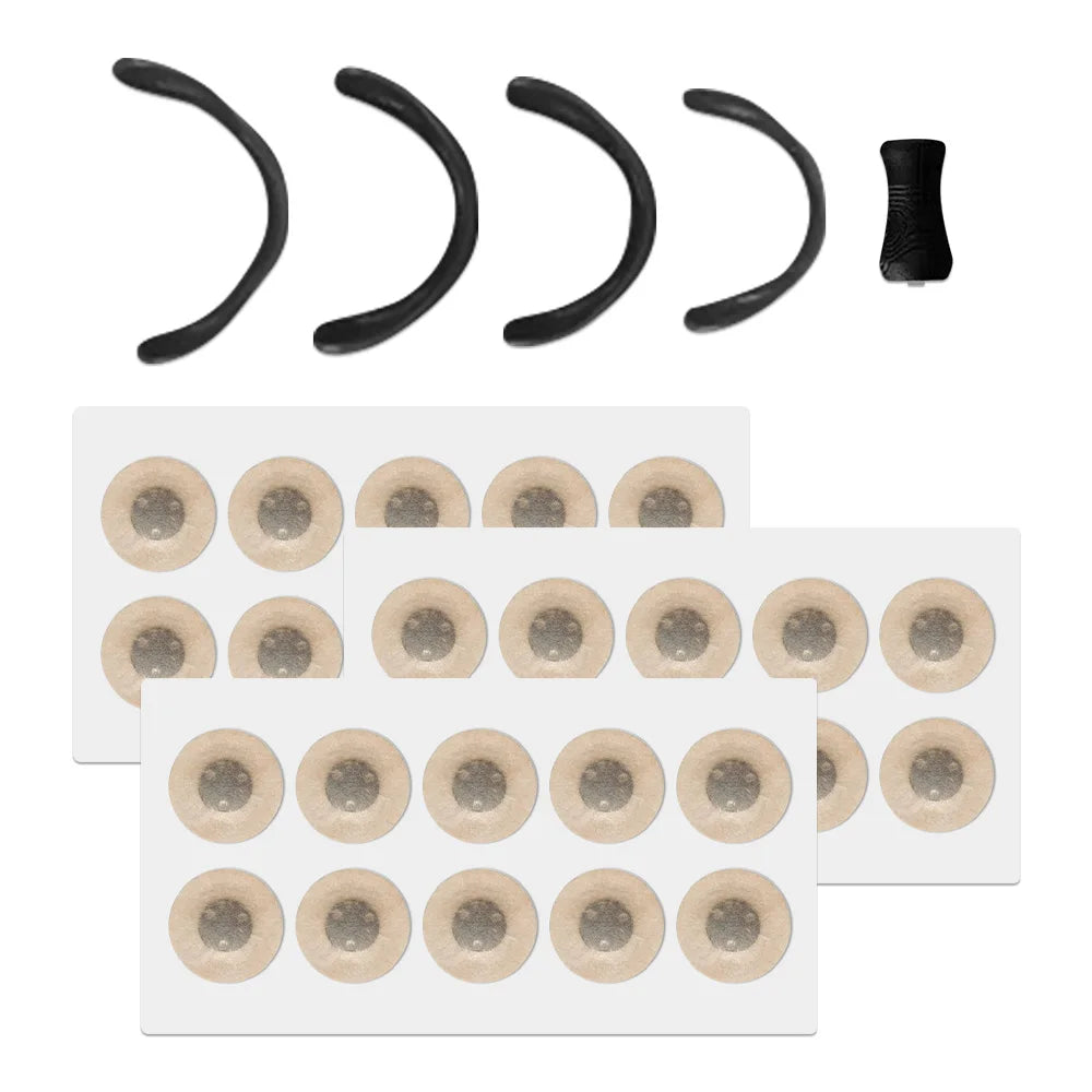 Nasal Breathing Dilators Starter Kit Magnetic Nasal Strips Nose Tabs Sleep and Sports Increase Air Intake Reduce Snoring Device